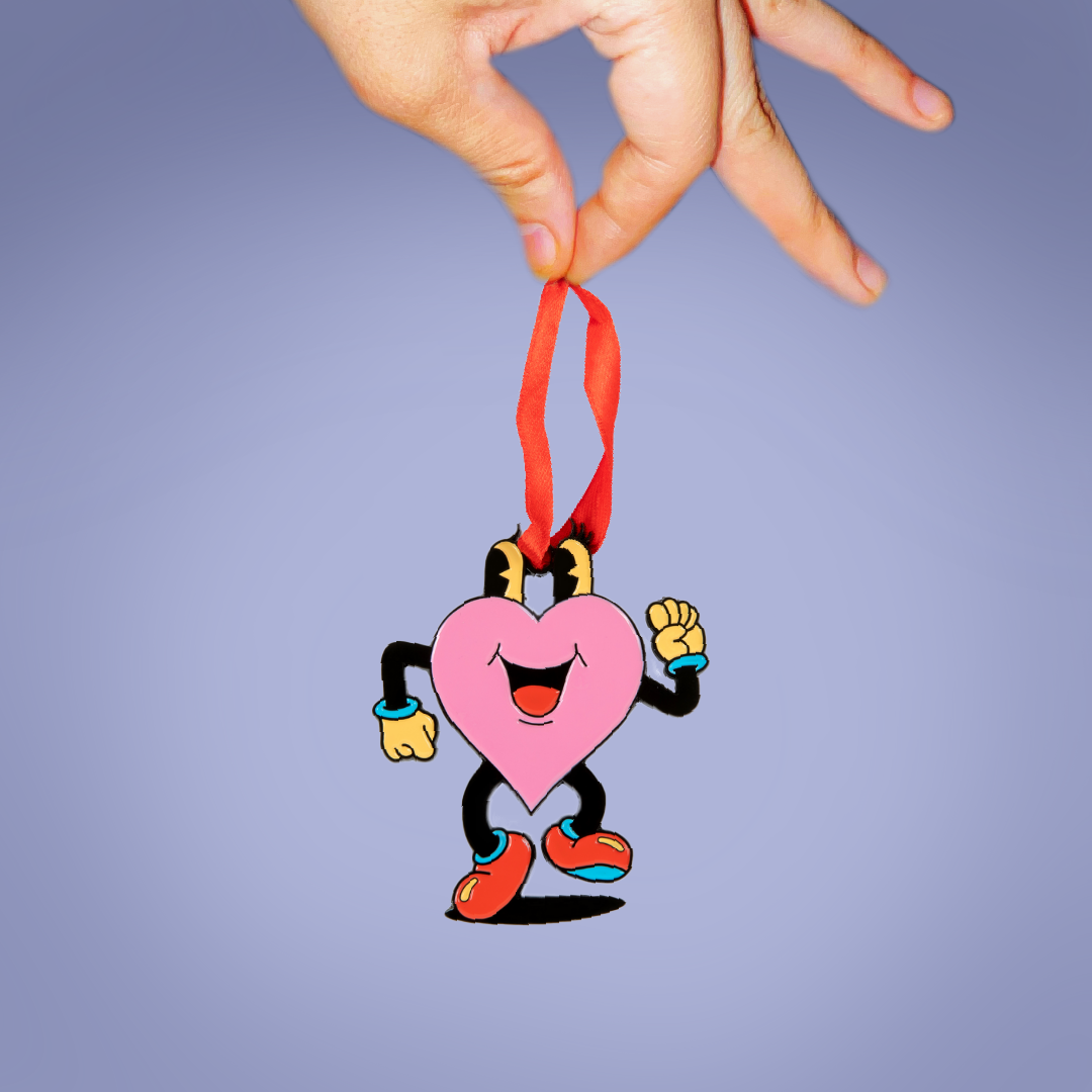 Heart Guy Ornament